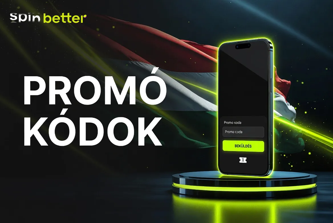 SpinBetter promo code beírása a nyitóűrlap kódmezőjébe